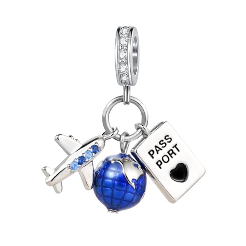 ZakiaHo Love Travel Around the world �`���[�� �o�[�X�f�[�`���[�� �u���X���b�g�p �_���O���`���[�� �r�[�Y ���f�B�[�X�W���G���[ Pandora�`���[���u���X���b�g�ƌ݊�������