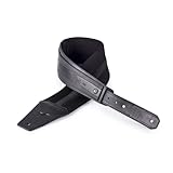 Gruv Gear SoloStrap Neo 4.0-Inch Wide Guitar and Bass Strap, Black