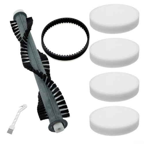 Replacement Accessories Kit for Shark SV1110 SV1100 SV1106 Navigator Cordless Upright Bagless Vacuum Cleaner Spare Parts, 1 Roller brush,1 Belt,3 Foam Filter