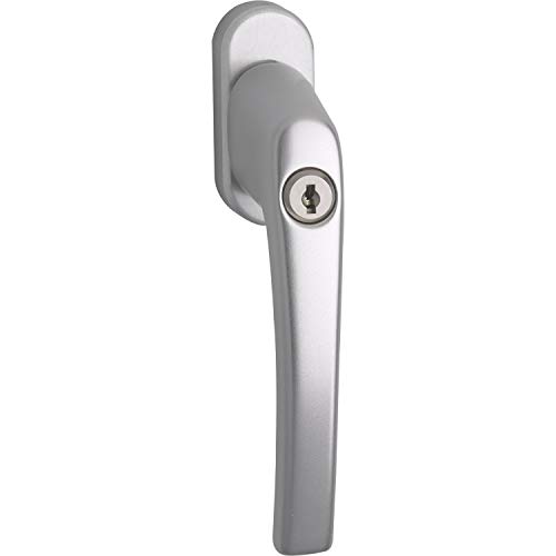 ARON Roto Rotoline Fenstergriff abschließbar mit Sperrzylinder, VK 7 x 35mm verdeckt geschraubt, Aluminium silber eloxiert ARON Roto Rotoline Fenstergriff abschließbar mit Sperrzylinder, VK 7 x 35mm verdeckt geschraubt, Aluminium silber eloxiert