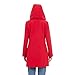 Michael Kors Women's Single Breasted Raincoat with Detachable Hood, Red, Small