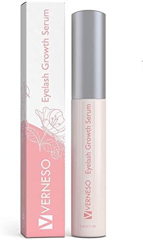 Eyelash Growth Serum - 100% Organic - USA Made - 5 ML - Lash Boost - Eyelash & Brow Serum for Longer, Darker Eyelashes & Eyebrows (Eyelash, 5-ML) (Pink)