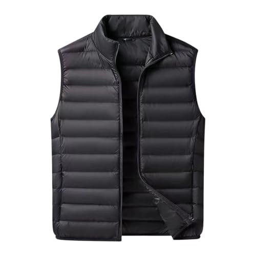 Puffer Vest Men Fall Winter Fashion Sleeveless Quilted Fleece Vest Jacket - image 6