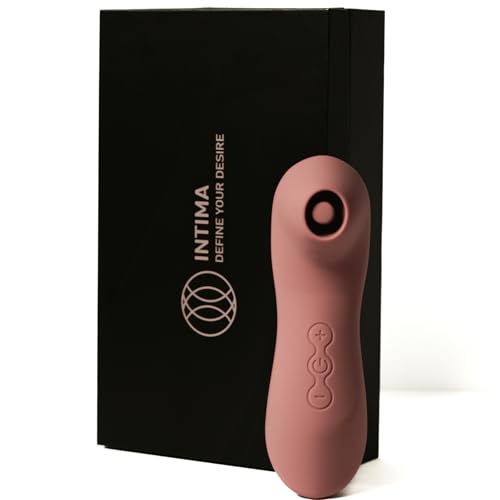 INTIMA Klitoris Stimulator & Druckwellenvibrator für Sie | Klitoris Sauger | Auflegevibrator mit Sauger & Vibration für Frauen | Dildo | Vibratorensets für Frauen | Sex Spielzeug für Paare | Sex Toy