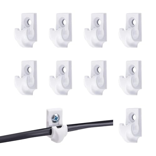 Ganchos exteriores para luces de guirnalda | Soporte impermeable para decoración interior y exterior – Portavelas impermeable 10 piezas para exteriores e interiores, decoración para cortinas