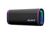 Sony ULT Field 5 Portable Bluetooth Speaker (SRS-ULT50), Powerful Sound with Deep Bass, 25 Hour Battery, IP67 Waterproof & Dustproof, 360° Party Lights, Outdoor Speaker with Shoulder Strap, Black