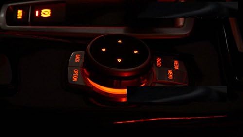 Eppar® New Decorative Media Control Button Cover for BMW 5 Series F10 2009-2013 520i 523i 528i 530i 535i 550i (Arrow Matt)