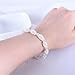 Women Jewelry 925 Silver Sterling Silver Bracelet Fashion Cuff Bangle Chain Bracelets Practical Processed (Silver D)