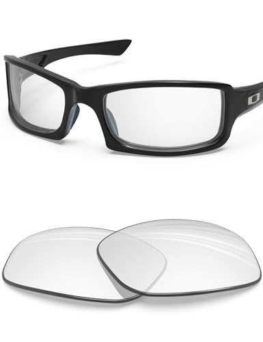 Image of BLAZERBUCK Anti-salt Replacement Lenses for Oakley Fives Squared(4+1) OO9238 Sunglasses - High Definition Clear