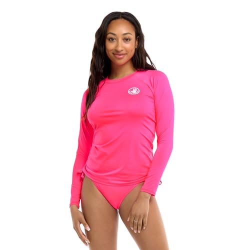 Body Glove Women's Standard Sleek Long Sleeve Rashguard with UPF 50