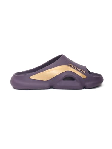 Image of Impakto Men EVA Flip Flops | Lightweight, Soft & Comfortable Slippers | Wide Toe Box, Airflow Ventilated Design, Anti-Skid & Water-Resistant, Indoor & Outdoor Chappal | Everyday Essentials