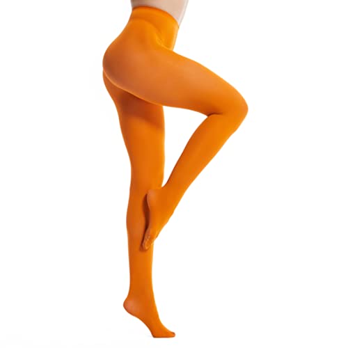 Image of Frola Semi Opaque Tights for Women 40 Denier Matte Solid Color Pantyhose Soft Stockings Nylons Under Dress
