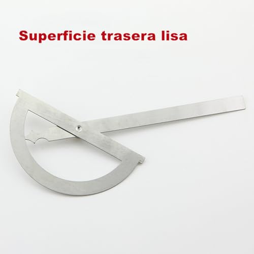 Transportador de acero inoxidable con regla de 15cm para medición precisa miniatura 4