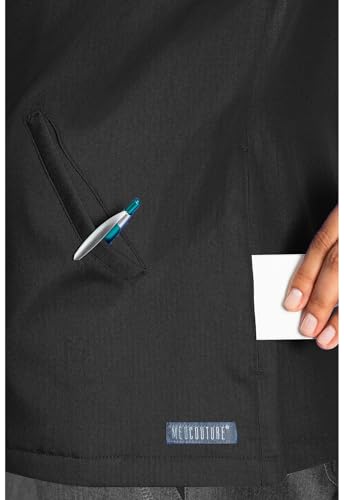 Image of Med Couture Touch Raglan Women's Scrub Jacket Warm-Up Feel 4 Pockets | 2-Way Stretch Fabric, Soft Knit Cuffs, Enhanced Mobility, Machine Washable, Work And Outdoor Wear