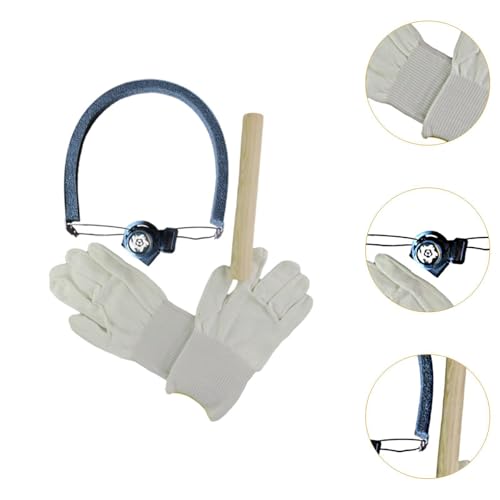 Coupe-bordures en caoutchouc de bricolage avec gants et accessoires ergonomiques