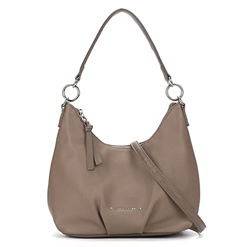 David Jones - Damen Hobo Schultertasche - Mittelgroße Handtasche PU Weiche...