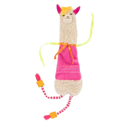 SmartyKat-Leggy-Llama-Catnip-Crinkly-Plush-Kicker-Cat-Toy-Soft-Floppy-Body-for-Wrestling-Bunny-Kicks-for-Cats-Kittens SmartyKat Leggy Llama Catnip Crinkly Plush Kicker Cat Toy, Soft Floppy Body for Wrestling & Bunny Kicks for Cats & Kittens - Image 1