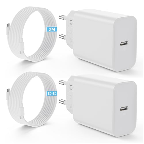 Ya en manzanajugosa.com: 30W Cargador USB C for iPhone 17 16 15/17 16 15 Pro/17 16 15 Pro Max/17 Air/16 15 Plus/iPad Pro/iPad Air, Samsung Galaxy, Carga Rapida Charger Enchufe Rapido Adaptador Corriente con 2M Cable (2 Pack)