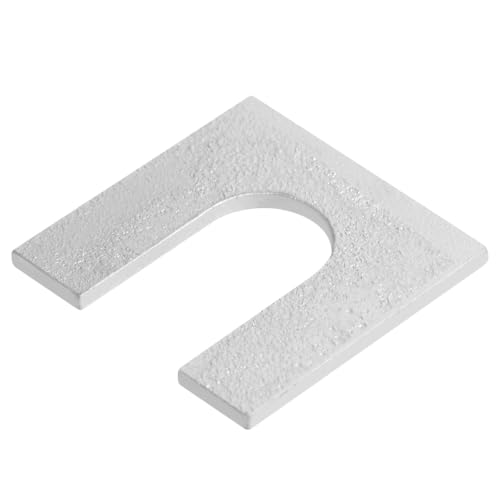 Image of 20 Pack 2 inch x 2 inch Steel Metal Horseshoe Shim Washers for 3 /4 inch Bolts