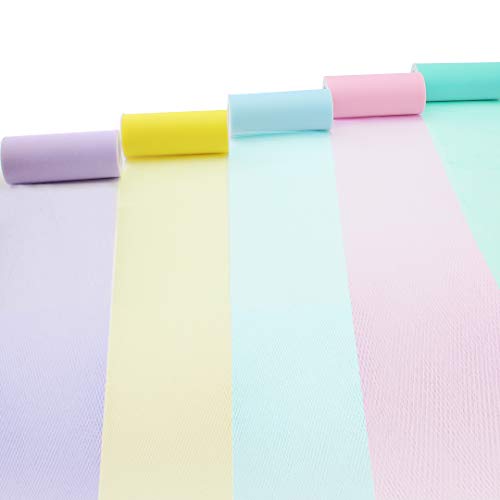 Ohah Tulle Spool Assortment, 6 Inch By 25 Yard (Pack Of 5) (Magical Unicorn) #TOP2