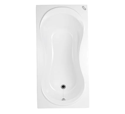 Hindware Bath Tub for Bathroom | Made of ABS | Floor Mount | White Color | Trendy