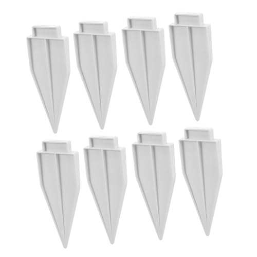 Happyyami 8pezzi Plugs Per Recinzione Da Giardino Supporti Plastica Per Aiuole Facili Da Installare Accessori Per Cortile e Giardino