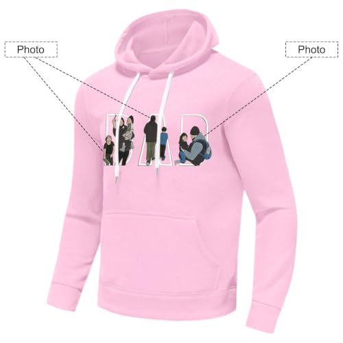 Sudaderas con capucha de hombre con estampado moderno y corte amplio tipo top 3