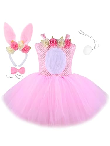 Disfraz de Conejo para Niñas con Tutu y Accesorios miniatura 1