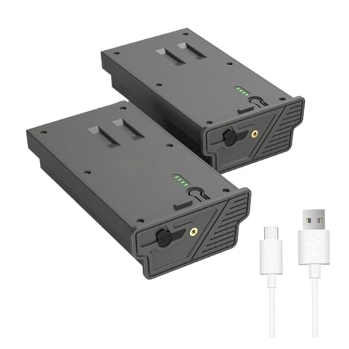 6000mAh Battery with Charging Cable, Compatible for Trail Camera Battery Reveal Hunting Camera Ultra, X, X Pro, Pro 3.0, X Gen 2.0 3.0, XB, SK Battery(2pcs Batteries)