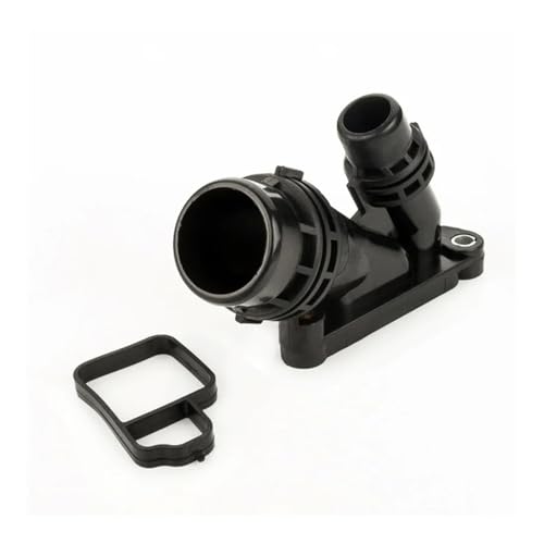 Brida de agua del termostato del refrigerante del motor 11117800048. Compatible con BW E87 E90 E91 E92 E93 E60 E61 F07 F10 F11 F02 E84 E53 E70 E71 N47 N57
