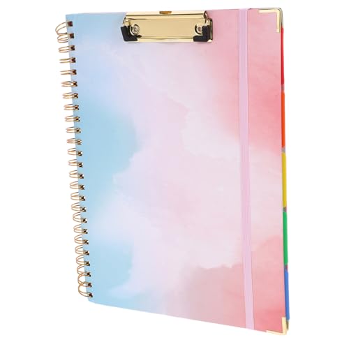 Tableau écriture portable avec carnet à anneaux et bloc-notes