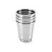 Outset Stainless Steel Shot Glasses, Set of 4, 2.5-Ounce