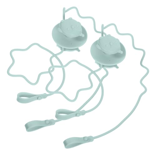 BESTonZON 1pair Utensils Holder Strap Cup Design for Forks Spoons Prevents Falling Keeps Clean for Mealtime Easy to Use and Secure