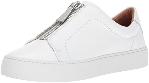Preisvergleich Produktbild FRYE Damen Lena Zip Low Turnschuh, Weiße Trommelkuh, 40.5 EU