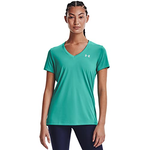 Image of Under Armour Womens Tech V-Neck Short-Sleeve T-Shirt