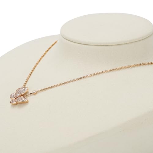 Présentoir pour bijoux buste collier en microfibre blanc Oirlv TT16406
