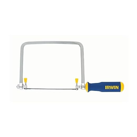 IRWIN Tools ProTouch Coping Saw (2014400), Blue & Yellow