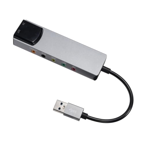 Tuygn USB External Sound Card with SPDIF Digital Sound for 5.1 &