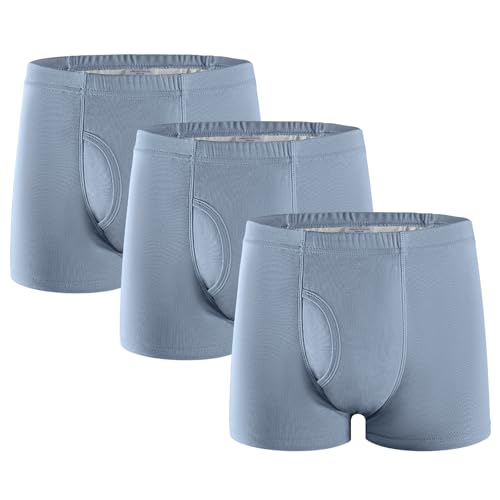 Boxers d'incontinence homme finis les fuites urinaires avec le coton lavable