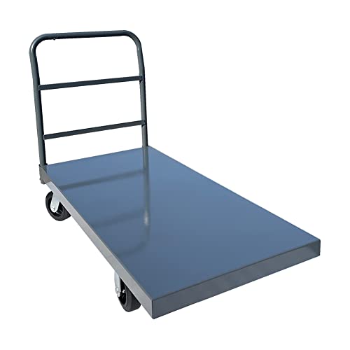 DMC-FPPS Steel Platform Truck/Smooth Deck Platform Truck Industrial Push Cart