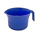 Blue Easy Greasy Plastic Strainer with Handle -3 Pc Colander Set - Ground Beef Grease Strainer (Blue)