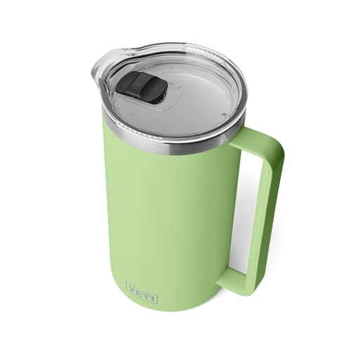 YETI Rambler 64 oz Pitcher, Vacuum Insulated, Stainless Steel with MagSlider Lid, Key Lime