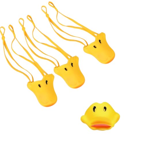 CMRCOYO Duck Nose Costume - 4pcs Duck Bill Beak Nose Bill Masks Animal Snout Animal Mask Costumes Accessory for Cosplay duck mask (Duck mask 4-piece set)