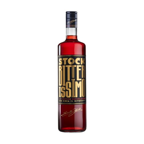 Stock Bitterissimo, l'Aperitivo Superlativo che Crea il Diversivo, 25% Vol. - Bottiglia da 1L