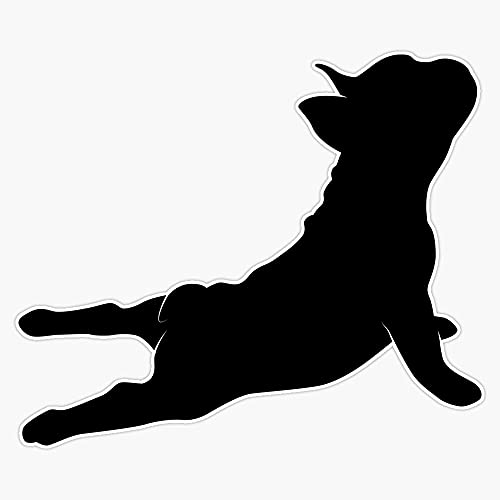 French Bulldog Yoga' Cool Yoga Bulldog Vinyl Decal Sticker Car Wa...