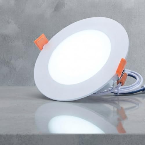 Image of Instapower Recessed Ceiling Light Ultra Slim Round LED Downlight 2-Year Warranty (18W Aluminium Natural White)