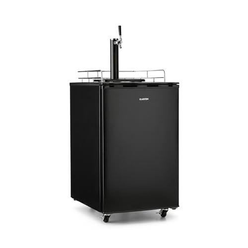 Klarstein Big Spender - Bierfass-Kühlschrank, Getränkefasskühlschrank, Komplettset, CO2 Fässer bis 50 L, 4 Bodenrollen, Temperatur regulierbar, inkl. 1 x Zapfsäule, graphitgrau Klarstein Big Spender - Bierfass-Kühlschrank, Getränkefasskühlschrank, Komplettset, CO2 Fässer bis 50 L, 4 Bodenrollen, Temperatur regulierbar, inkl. 1 x Zapfsäule, graphitgrau