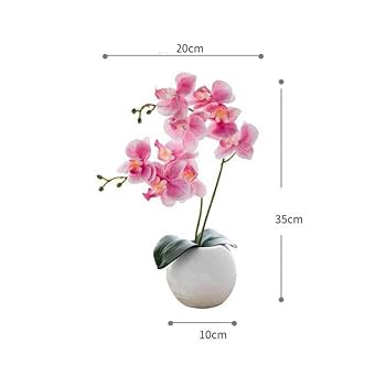 キティ　アートフラワー　鉢 Amazon｜アートフラワー 鉢花 造花 お祝い ミニサイズ 胡蝶蘭