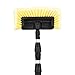 Garage Monkey Engineering Heavy Duty Wash Brush for Cars, Trucks, RVs, Homes | Long Handle, Adjustable Telescopic Pole, Heavy-Duty Bristle Head | Flow Through, Dip Cleaning | Exterior