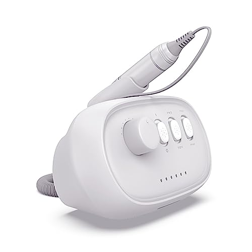 ZKLGS Torno para Uñas Taladro eléctrico de uñas de 35000RPM, pulidor de uñas de manicura for Taladro de Pulido de eliminación de uñas de Gel, Equipo de Arte de uñas de pedicura(Bianco)